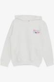 Breeze Kız Çocuk Sweatshirt Kanguru Cepli Yazı Baskılı Güpürlü 3-8 Yaş, Ekru