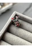 Asafaccessory Minnie Ve Mickey Hediye Paketi Charm Gümüş Kaplama Kırmızı Battal Standart