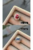 Asafaccessory Spiderman Çift Taraflı Charm Gümüş Kaplama Kırmızı #1