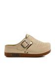 Bej Anatomik Unisex Sabo Terlik 07-008 G