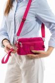 Klinkır Kumaş Mini Çapraz Askılı Kadın Çanta Yağmur Geçirmez El Askılı Çanta 20*10 Cm Mega Bag