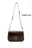 Kadın Kahve Antik Vaketa Hakiki Deri Omuz ve Postacı Çantası