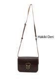 Kadın Kahve Antik Vaketa Hakiki Deri Omuz ve Postacı Çantası