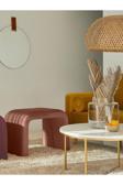 Mode Panelop U Modern Puf&bench 09 Tarçın Kadife Kumaş