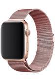 Apple Watch 7 8 9 10 Ultra 2 44 45 46 49mm Uyumlu Metal Hasır Kordon