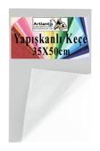 Yapışkanlı Keçe 35x50 cm 1 Adet 2.0 mm Kendinden Yapışkanlı Renkli Hobi Keçesi Elişi Keçe Kumaşı Anasınıfı Kreş Etkinlik