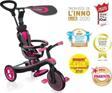Globber Explorer 4in1 Bisiklet - Pembe 632-110-3,4'ü 1 Arada Çocuk Bisikleti