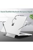 Macbook Air 13" 2020 M1 Çip A2337/a1932/a2179 Uyumlu Standlı Kılıf + Klavye Kılıfı + Ekran Koruyucu