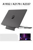 Macbook Air 13" 2020 M1 Çip A2337/a1932/a2179 Uyumlu Standlı Kılıf + Klavye Kılıfı + Ekran Koruyucu