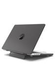 Macbook Air 13" 2020 M1 Çip A2337/a1932/a2179 Uyumlu Standlı Iz Önleyici Şeffaf Kılıf Koruyucu Kapak
