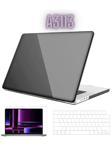 Macbook Air 2024 13.6 Inç M3 Çip A3113 Tam Uyumlu Alt Üst Kılıf Klavye Kılıfı Ekran Koruyucu Film