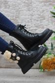 Walkenzo 4182 Ayıcıklı Fermuarlı Kaymaz Taban Kız Çocuk Bot
