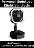 Deluxe Katlanabilir 2 Modlu Usb Şarjlı Sessiz Mini Fan Yelpazeli Pervaneli Soğutucu Vantilatör