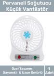 Premium Usb Şarjlı 3 Kademeli Sessiz Taşınabilir Mini Fan Pervaneli Soğutucu Küçük Vantilatör