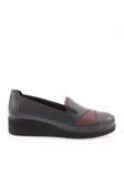 Kadın Dolgu Taban Comfort Ayakkabı Laci Bordo 219169373217