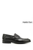 Erkek Siyah Hakiki Deri Loafer Ayakkabı