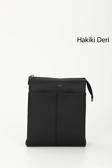 Unisex Siyah Uzun Askılı Hakiki Deri Evrak Omuz Çantası