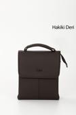 Kahverengi Gön Hakiki Deri Orta Boy Unisex Omuz Çantası Q3675