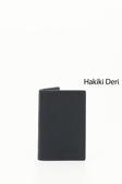 Lacivert Gön Hakiki Deri Unisex Kartlık 06205