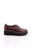 Kadın Comfort Ayakkabı Bordo Yılan 416617103