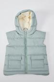 Benitto Kids Kapüşonlu Kız Bebek Çocuk Yelek 51305