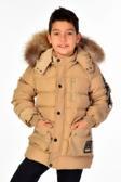Benitto Kids Erkek Çocuk Natürel Kürklü Mont 51254