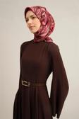 Armine Desenli Saf Ipek Twill Eşarp 9323- 83