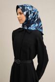 Armine Desenli Saf Ipek Twill Eşarp 9324-51