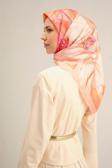 Armine Desenli Saf Ipek Twill Eşarp 9337- 82