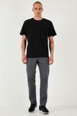 Buratti Streç Pamuklu Comfort Fit Yüksek Bel Boru Paça Jeans Erkek Kot Pantolon 4400S65TEXAS GRİ