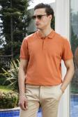 Buratti Pamuklu Regular Fit Düğmeli Erkek Polo Yaka T Shirt 5902127 Tarçın