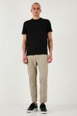 Buratti Slim Fit Lastikli Bel Boru Paça Kemer Detaylı Pantolon Erkek Kot Pantolon 5543S86JMILANO BEJ