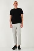 Buratti Slim Fit Lastikli Bel Boru Paça Kemer Detaylı Pantolon Erkek Kot Pantolon 5543S86JMILANO GRİ