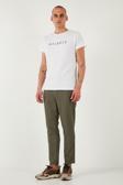 Buratti Streç Regular Fit Normal Bel Düz Paça Jogger Erkek Pantolon CF25617953 HAKİ