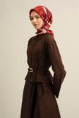 Armine Desenli Saf Ipek Twill Eşarp 9303- 83