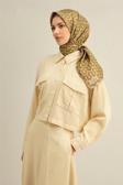 Armine Desenli Saf Ipek Twill Eşarp 9321- 36