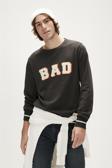 Bad Bear 23.02.12.013-Fw Felt Crewneck Erkek Sweat Shirt