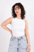 Busem S0015597 Kadın Kolsuz Crop Atlet Ss