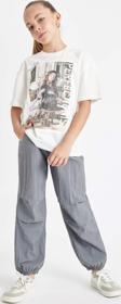 Defacto Kız Çocuk Paraşüt Jogger Paça Pantolon D0646A8