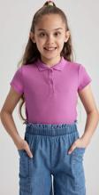 Defacto Z7794A6 Kız Çocuk Polo Yaka T-Shirt