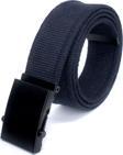Livize Unisex Siyah Tokalı Kolon Kemeri 4Cm Lacivert