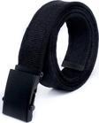 Livize Unisex Siyah Tokalı Kolon Kemeri 4Cm Siyah
