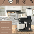 M200 Multi-fonksiyonel 3'ü Bir Arada Döküm Gövde Stand Mikser Kıyma Setli Ve Blender Özellikli 1800w Gri Rose