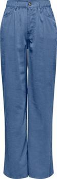 Only Kadın Onlcharıs Beli Lastikli Ön ve Arka Cep Detaylı Pantolon 15337940 Mavi