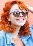 Focus On Eyewear Lemon Brown Retro Yuvarlak Polarize Güneş Gözlüğü