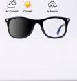 Focus On Eyewear Loki Black | Fotokromik Mavi Işık Gözlüğü | Tek Cam Otomatik Kararma