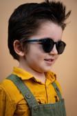 Focus On Eyewear Unisex Polarize Çocuk Güneş Gözlüğü | Lacivert | 3-9 Yaş | Hafif Esnek