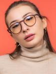 Focus On Eyewear Wilson Matte Brown Mavi Işık Filtreli Ekran Gözlüğü