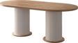 Edsy Home Safir Meşe Oval Masa ( Ayaklar Plastik )