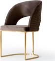Edsy Home Toura Metal Ayak Baby Face Kumaş Cnc Desenli